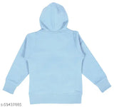 Blue fleece girls sweatshirt (12-18M), warm, cozy, cotton blend