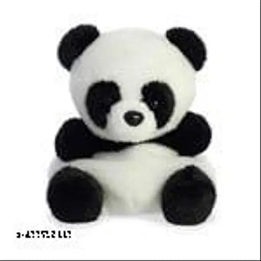 Adorable Black & White Panda soft toy, multicolor, unisex, 10-14.9" teddy bear, suitable for 0-2 years, Indian-made plush stuffed animal
