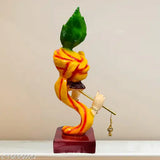 Resin Krishna Kishan Murti Idol sculpture (13.5"), traditional Indian decor piece