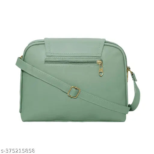 PU quilted sling bag for girls, free size (10x2x7cm), two compartments