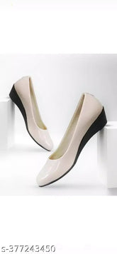 Synthetic patent leather ballerinas for women in stylish designs from imporio Fashion Hub - colorful and comfortable slip-on shoes