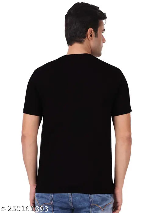 Anime Character Satoru Gojo Over-sized T-Shirt, half sleeve round neck, vibrant print on black cotton blend