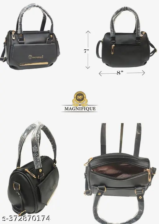 Magnifique Green Printed Net PU Sling Bag, 4 compartments, free size (8in L x 3in W x 7in H), affordable ladies purse from India