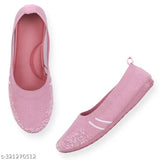 Suede embellished bell-shaped dance shoes for women (IND-5, IND-6, IND-7, IND-8) - SUPEX Modern Graceful Ballerinas from India