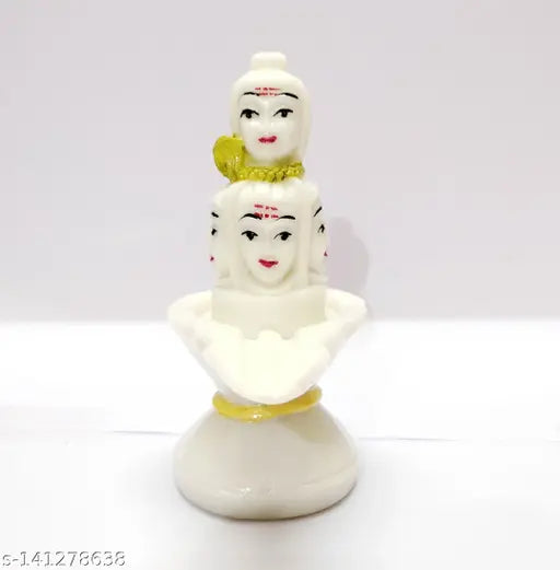Poly Resin, 5-faced Lord Shiv Statue - 8 cm high, ideal for puja or gifting