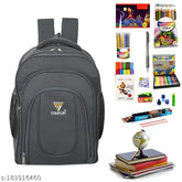 TANAUM Jamboo waterproof reflective travel school bag (40L), durable for grades 4-10. Polyester net, vibrant colors, organizer section, padded handle & back straps. Perfect for students of all ages