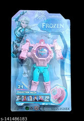 Gigathink Frozen Robot Projector Watch - Non-Toxic Digital Wrist Watch for Kids, Fun & Educational Gift