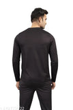 Men's Regular fit Full sleeve T-shirt, 100% polyester, moisture-wicking, breathable, and quick dry for sports, gym, and casual use. Available in sizes S(39"), M(41"), L(43"), XL(45")