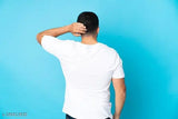 Polyester short-sleeve men's t-shirt, printed with ravishing design. Comfortable apparel for stylish men