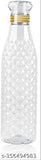 Crystal Diamond Unbreakable Leak-Proof Water Bottle - White, 1000ml for Office and Sports, on desk or fridge shelf