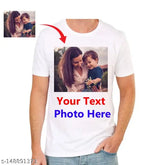 Polyester Photo T-shirt with short sleeves, printed design, made for summer comfort. DryFit technology ensures wicking sweat