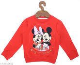 Cute graphic print Disney sweatshirt, Indian cotton, long sleeves, kids fashion