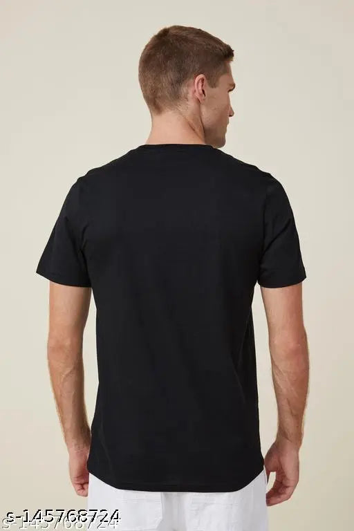 Cotton Santali T-shirt (Matt finished, printed), comfortable 100% bio-wash cotton in short sleeves