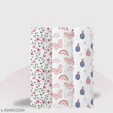 Cotton baby muslin swaddler pack 3 for AC room, natural breathability, perfect for self-designed prints, ideal for keeping baby comfortable in summer heat