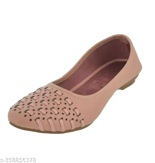 Synthetic bellies bellerinas, stylish & casual/formal for women and girls, laser cut design on display