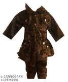 Comfortable solid knit sweater for girls (6-18 months), made in India