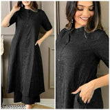 cotton striped katha kurta palazzo set, women's solid color coordinated outfit for various occasions