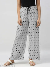Grey cotton printed pyjamas by payzama for women - Heart-printed premium cotton sleepwear set with above-knee length classic cut, featuring button-up top and elastic waist pants. Made in India