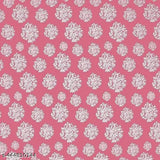 DHC Premium Pink Glace Cotton Elastic Fitted Floral Printed King Double Bed Sheet with 2 Pillow Covers, fits up to 8" mattress (72x78x8")