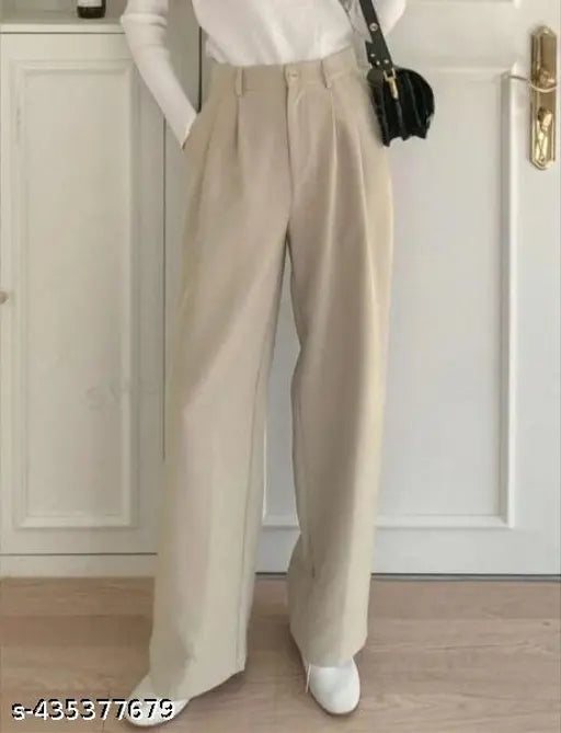 Lycra net Korean pants for women, size 28-34 (India)