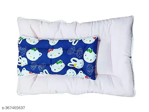 Kotton Candy Blue Kitty Baby Sleeping Bag/Carry Bag/Bedding Set - Adorable printed 3-in-1 design, suitable for 0-6 month infants, made from soft cotton blend