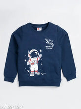 Pure cotton kids sweatshirt, printed design, long sleeves. Comfortable and stylish kidswear from Mars Infiniti, made in India