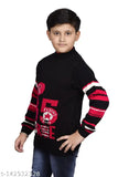 Woolen printed full sleeve sweater for boys (8-11 years), Indian handcrafted