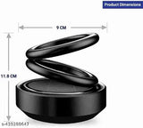 Solar jasmine car diffuser, 360-degree rotating design, air freshener for vehicle interiors