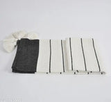 Eco-friendly premium cotton Boho throw (50x60 inches), versatile for bed, sofa, outdoor use, featuring abstract pattern & fringe finish