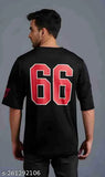#Red Cotton Blend Round Neck T-Shirt, DevilMen Printed with casual wear styling for men, Indian origin