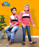 Cotton blend funky sweatshirts for kids (4-10 years), vibrant Indian design