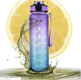 Motivation bottle - BPA-free sports water bottle for outdoor activities and health, with smooth grip and fruit infusion filter, holds 32 oz (1000 ml)