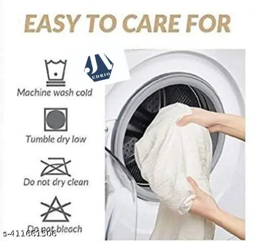 EDRIO 300 TC microfiber diwan covers set, 6 pcs super soft in geometric print