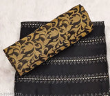 Embellished daily wear Georgette saree, chiffon fabric with separate Italian silk blouse, Indian traditional pattern and self-design blouse piece