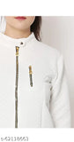 Textured wool zip jacket 2 in cool-touch fabric, long sleeves, size S (bust 34in, length 20in), made in India