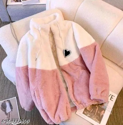 Classic wool jacket, colorblocked, long sleeves, high-quality winter wear