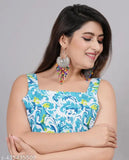 Rayon printed kurta and palazzos set, sleeveless, Indian women's fashion, vibrant design, shree shyam brand