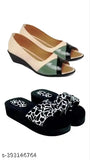 Synthetic patent leather bellies & ballerinas combo (Pack 2) - Indian brand, attractive colors, comfortable fit for women