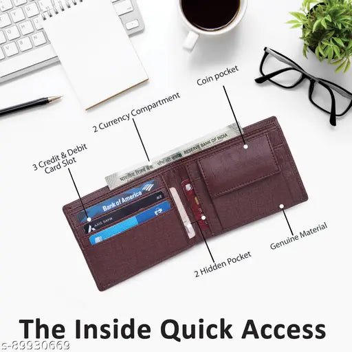 Customize name PU wallet for men, textured net design with 4 compartments. Personalized accessory from India