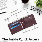 Customize name PU wallet for men, textured net design with 4 compartments. Personalized accessory from India