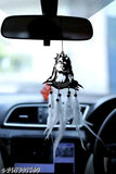 Handmade acrylic feather dream catcher Lord Mahadev, positive vibes car hanging ornament (Pack 1), traditional Indian art form
