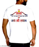 Cotton Khatu Shyam printed t-shirt for men and boys, double side print, Jai Shree Shyam, short sleeves, life time guarantee, washable, daily use, made in India