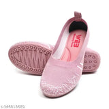 Indian mesh, embellished loafers for girls/women. High quality, skin-friendly, diabetic & orthopedic slippers