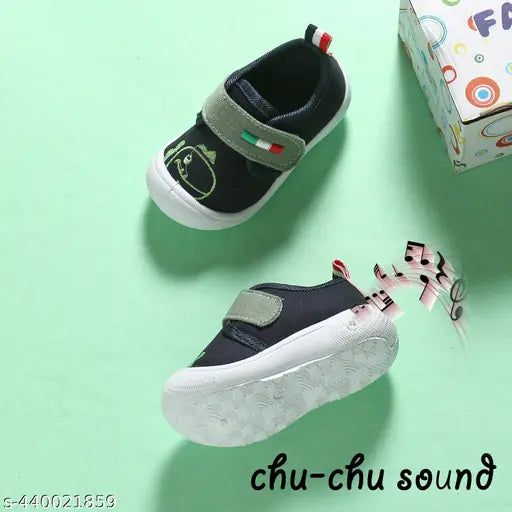 Navy Blue Canvas Anti-Skid Baby Sneaker Booties for Toddler Kids, featuring a flexible design and Batman print for daily wear