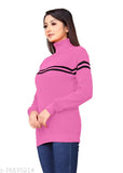 High neck women's sweatshirt, soft and cozy, available in S, M, L, XL sizes, made in India