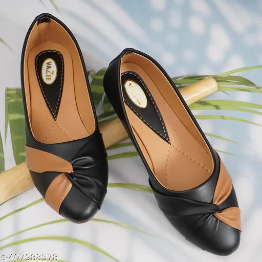 Synthetic Mojaris - Comfortable Bellies for Ladies by VAZEE, stylish slip-on shoes for women in Ind-5 to Ind-8 sizes, crafted for confidence and grace, made in India