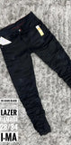 Fashionable regular slim fit jeans for men, solid denim, wash separately, wear inside out