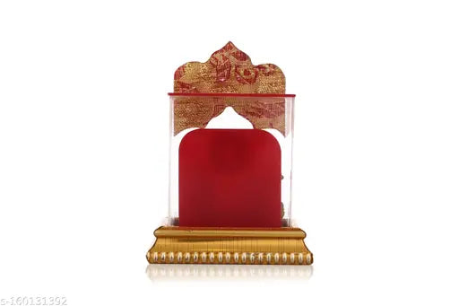 Handcrafted Laxmi Ganesh Idol Set - Hindu art for home, car, or office dashboard, featuring Indian gods Laxmi & Ganesh