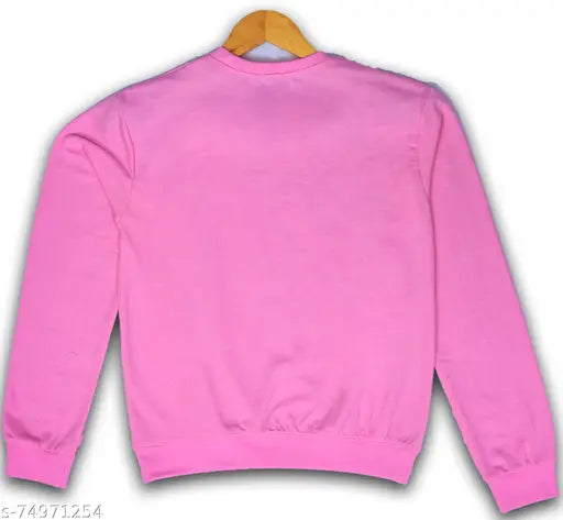 Yumto printed cotton blend sweatshirt for kids, long sleeves and varied sizes available for light winter wear (India)