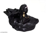 Resin Kamal Adiyogi incense holder with 51 cones, handcrafted by artisans, perfect for home decor and spiritual spaces, 10cm x 8cm x 11cm